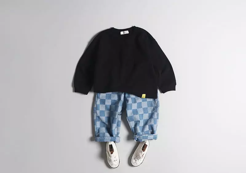 Hyvaa - Korean Children Fashion - #kidzfashiontrend - Block Denim Shirt - 12