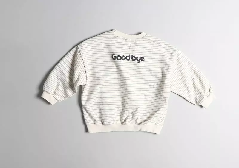Hyvaa - Korean Children Fashion - #Kfashion4kids - Hellow Stripes Sweatshirt - 4