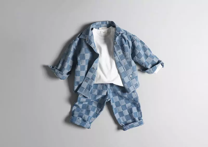 Hyvaa - Korean Children Fashion - #magicofchildhood - Block Denim Shirt