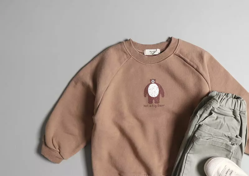 Hyvaa - Korean Children Fashion - #magicofchildhood - Raglan Big Bear Sweatshirt - 7