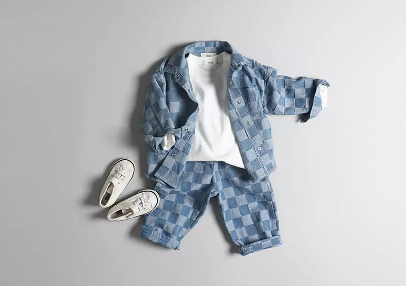 Hyvaa - Korean Children Fashion - #minifashionista - Block Denim Shirt - 2