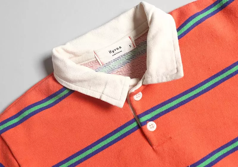 Hyvaa - Korean Children Fashion - #minifashionista - Unique Stripes Collar Tee - 11