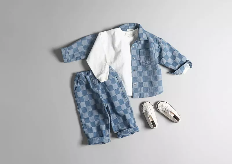 Hyvaa - Korean Children Fashion - #prettylittlegirls - Block Denim Shirt - 3