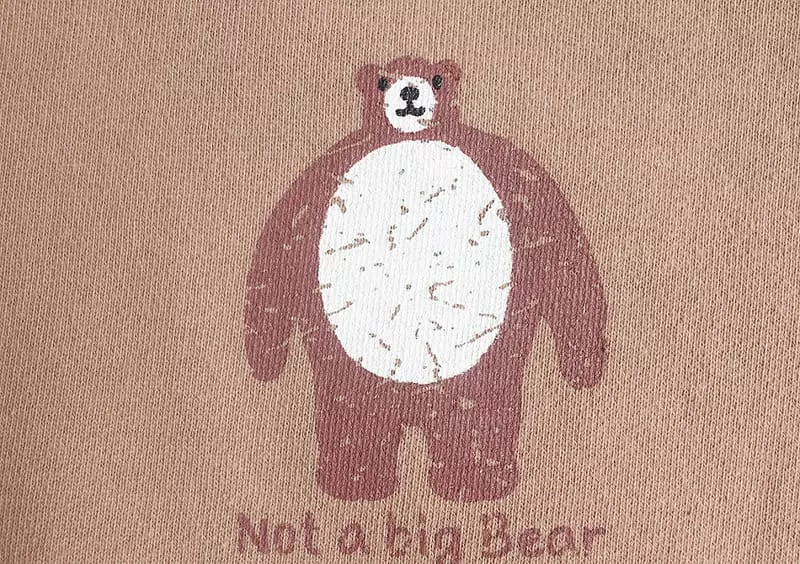 Hyvaa - Korean Children Fashion - #prettylittlegirls - Raglan Big Bear Sweatshirt - 9