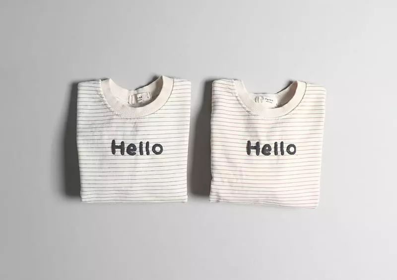 Hyvaa - Korean Children Fashion - #prettylittlegirls - Hellow Stripes Sweatshirt - 7