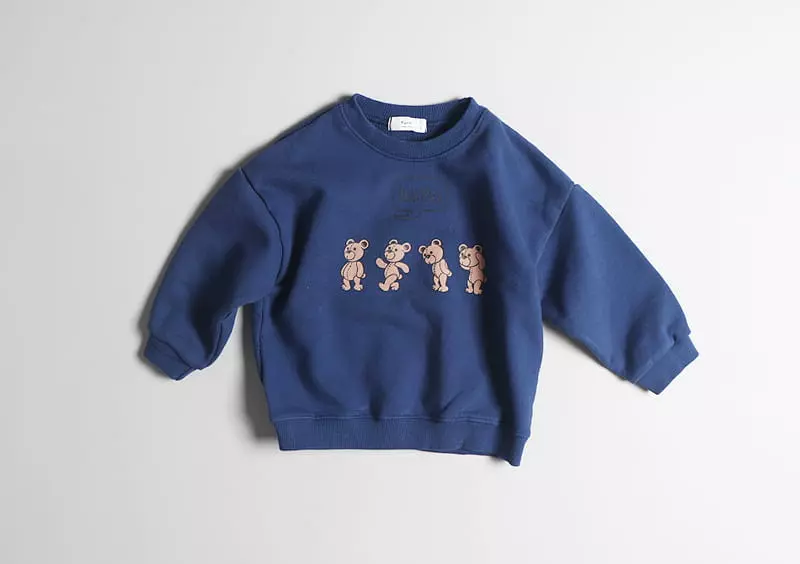 Hyvaa - Korean Children Fashion - #stylishchildhood - Bear Sweatshirt - 7