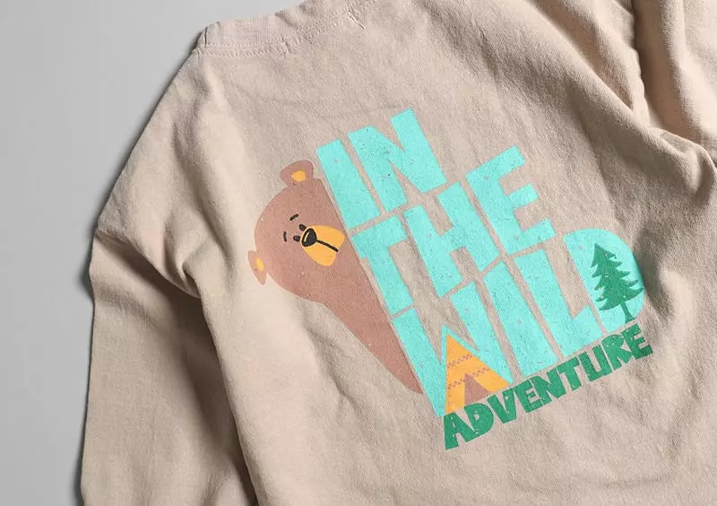Hyvaa - Korean Children Fashion - #toddlerclothing - Camping Bear Tee - 12