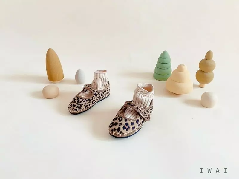 IWAI - Korean Children Fashion - #childofig - IW945 Leopard Marso Flats - 3