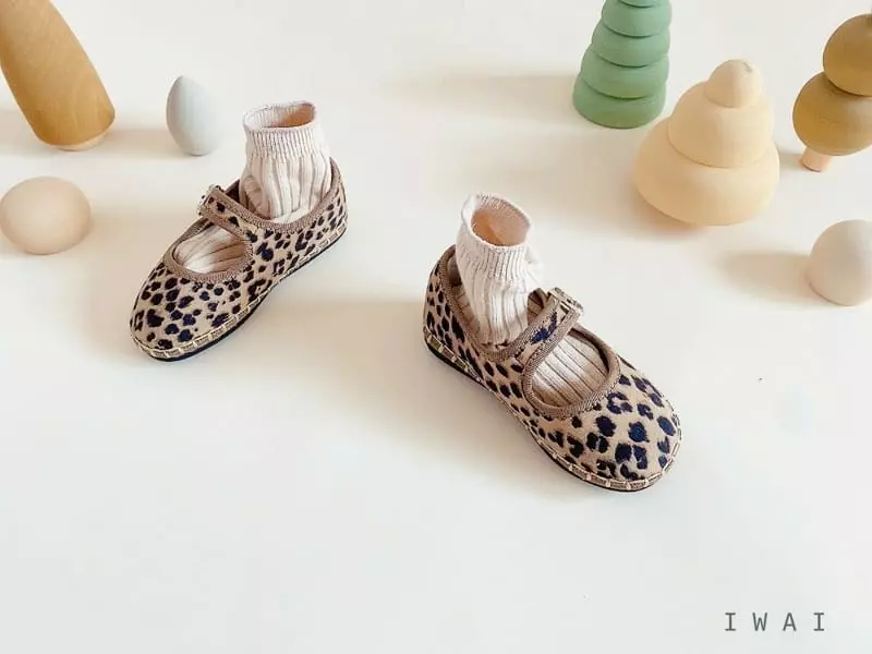 IWAI - Korean Children Fashion - #childofig - IW945 Leopard Marso Flats - 4
