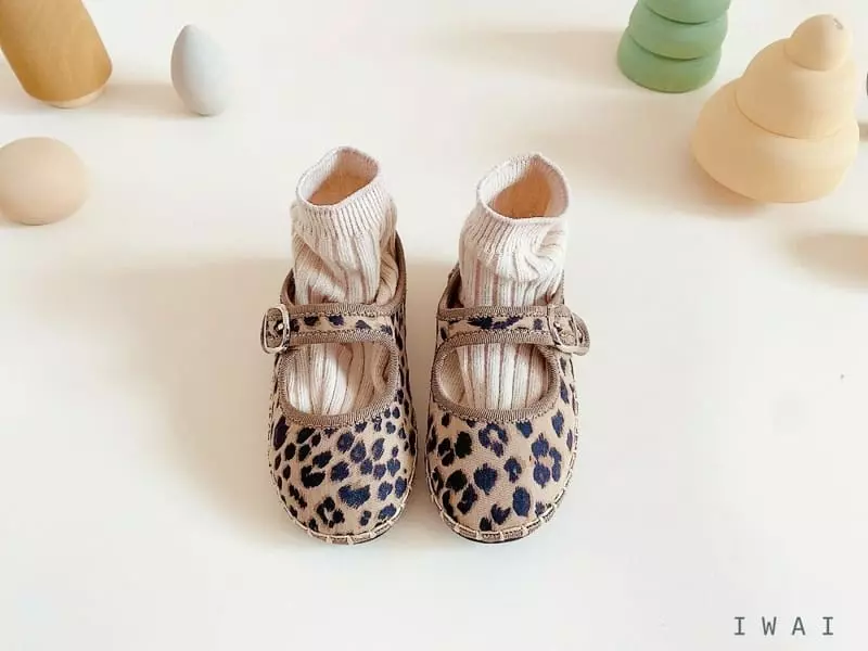 IWAI - Korean Children Fashion - #designkidswear - IW945 Leopard Marso Flats - 5