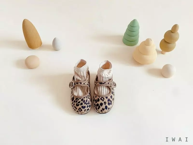 IWAI - Korean Children Fashion - #fashionkids - IW945 Leopard Marso Flats - 7