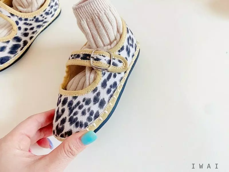 IWAI - Korean Children Fashion - #kidzfashiontrend - IW945 Leopard Marso Flats - 10