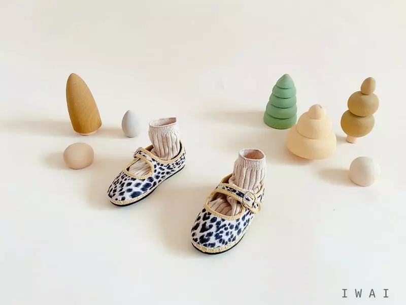 IWAI - Korean Children Fashion - #littlefashionista - IW945 Leopard Marso Flats - 12