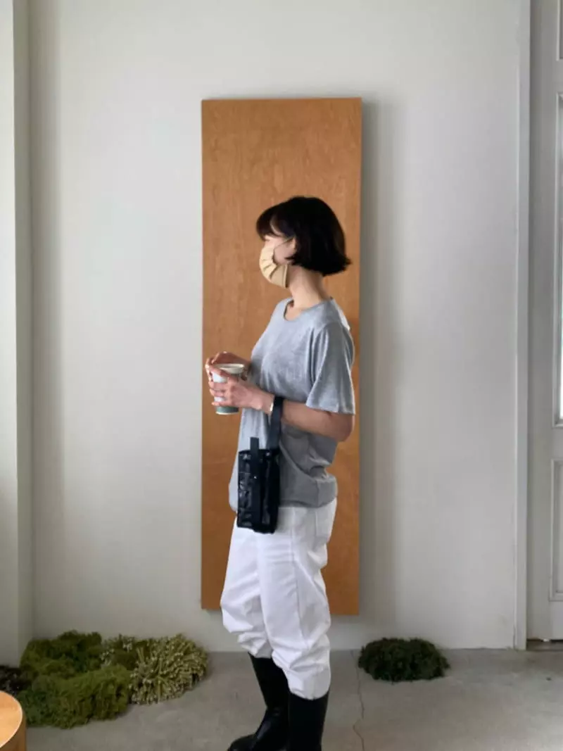 Icon - Korean Women Fashion - #pursuepretty - Sophia U-neck Tee - 4