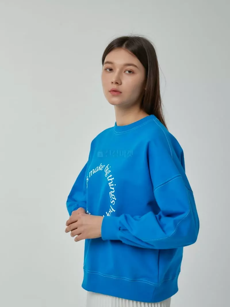 Ifuhouse - Korean Women Fashion - #momslook - Stitch Sweatshirt