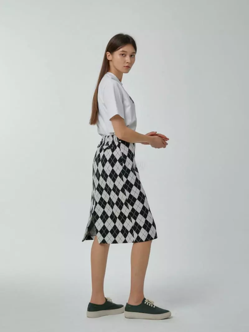 Ifuhouse - Korean Women Fashion - #shopsmall - Ahgyle Skirt