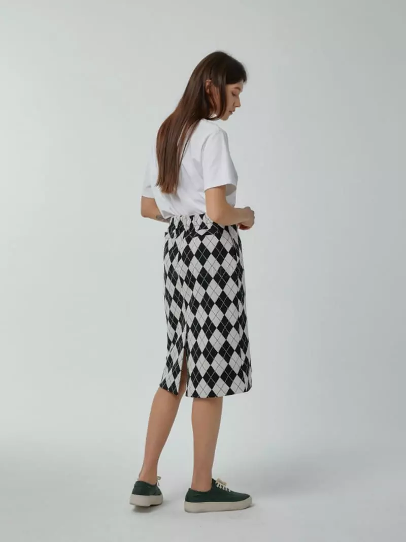 Ifuhouse - Korean Women Fashion - #thatsdarling - Ahgyle Skirt - 2