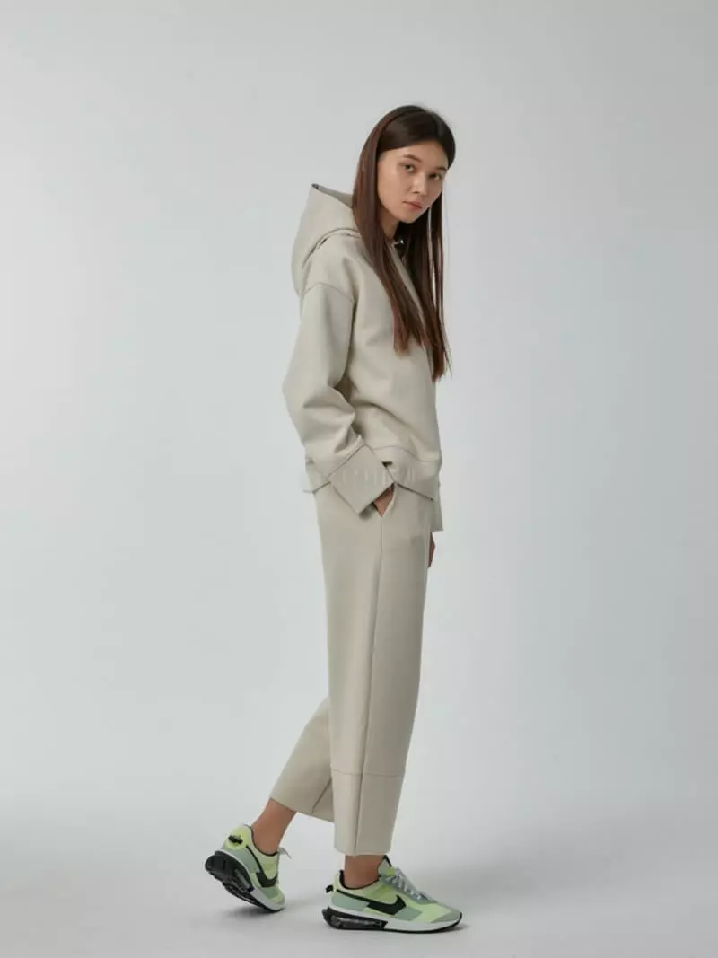 Ifuhouse - Korean Women Fashion - #vintageinspired - Easy Wide Fit Top Bottom Set - 2