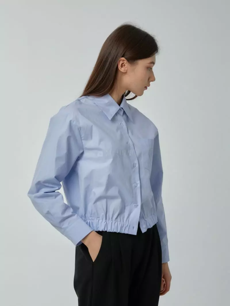 Ifuhouse - Korean Women Fashion - #womensfashion - Banding Embroidery Shirt - 2