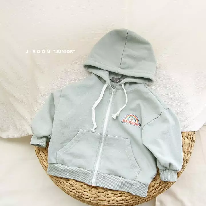 J-Room - Korean Children Fashion - #Kfashion4kids - Rainbow Hoody Zip-up - 7