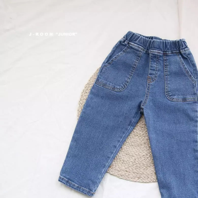 J-Room - Korean Children Fashion - #designkidswear - Pocket Span Jeans - 8