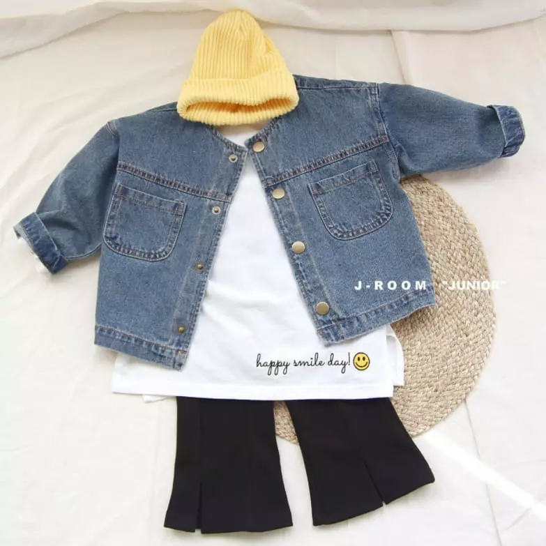 J-Room - Korean Children Fashion - #designkidswear - Slit Bootscut Pants - 3