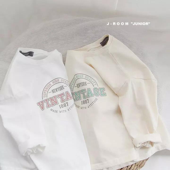 J Room - Korean Children Fashion - #childrensboutique - Vintage Paint Tee - 4