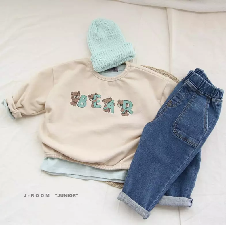 J-Room - Korean Children Fashion - #discoveringself - Alphabet Bear Tee - 8