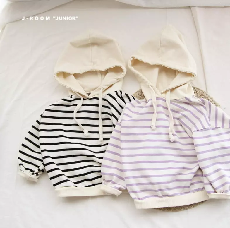 J-Room - Korean Children Fashion - #discoveringself - Color Stripes Hoody