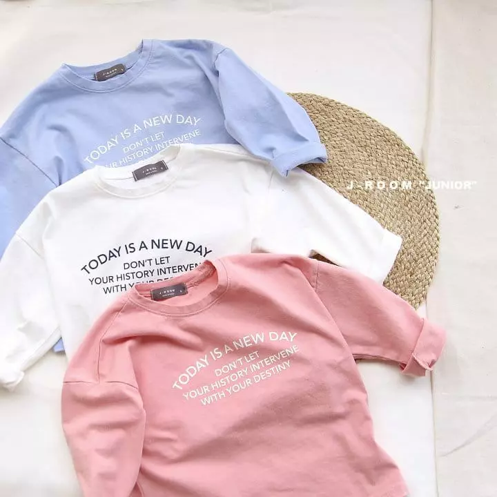 J-Room - Korean Children Fashion - #kidsshorts - New Day Paint Tee - 3