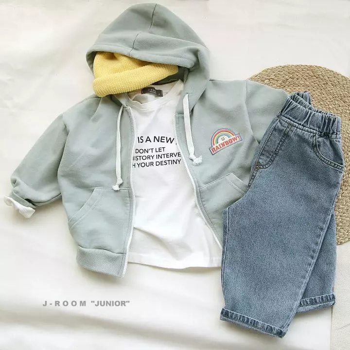 J-Room - Korean Children Fashion - #kidsstore - Rainbow Hoody Zip-up - 5
