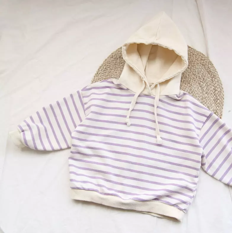 J-Room - Korean Children Fashion - #minifashionista - Color Stripes Hoody - 9