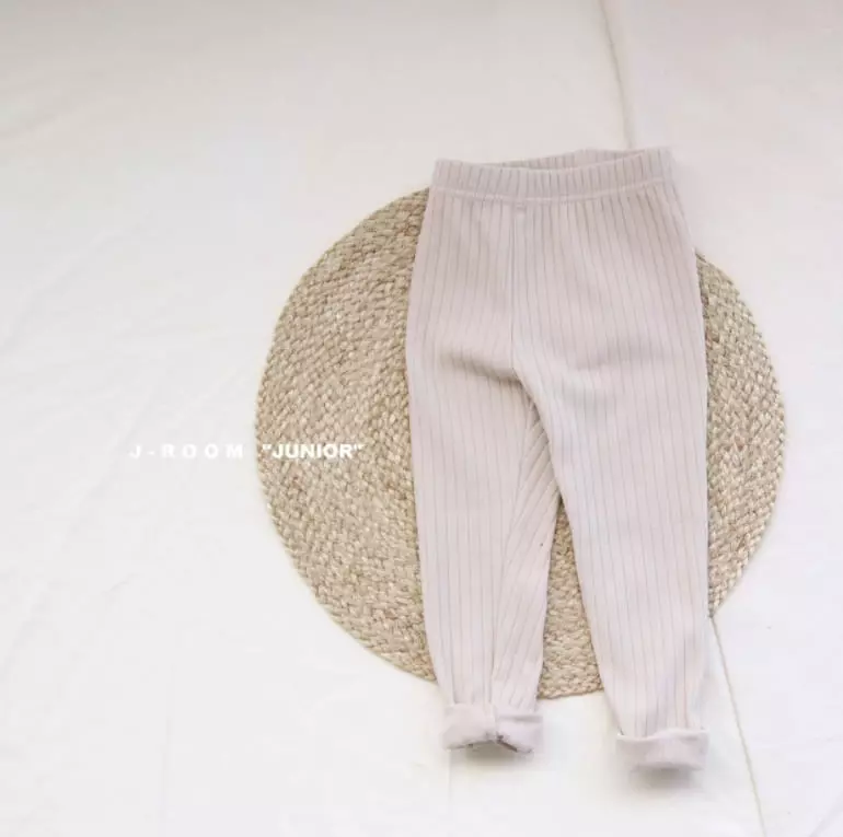J-Room - Korean Children Fashion - #prettylittlegirls - Cotton Rib Leggings - 8