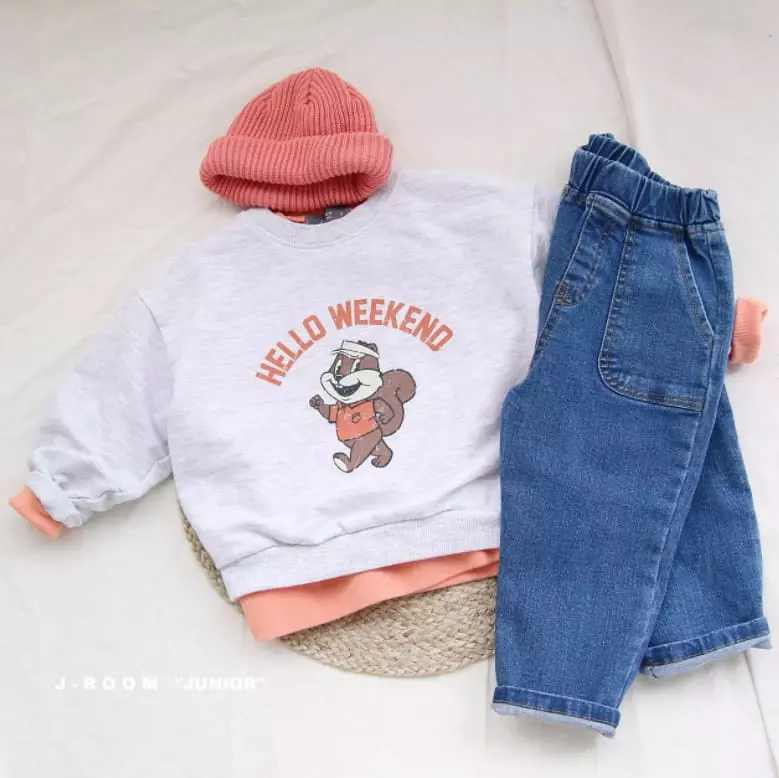 J-Room - Korean Children Fashion - #stylishchildhood - Pocket Span Jeans - 5