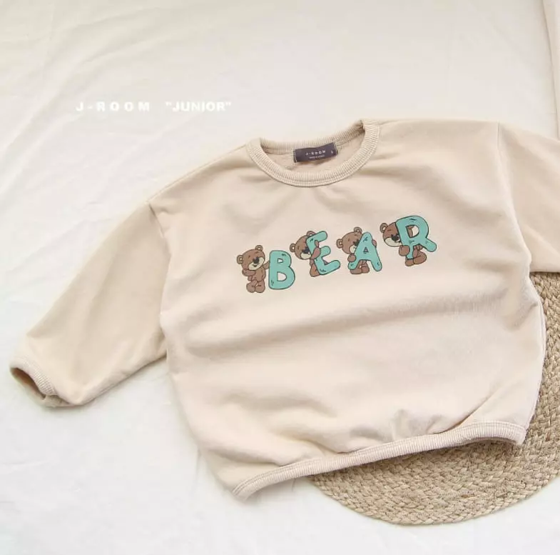 J-Room - Korean Children Fashion - #toddlerclothing - Alphabet Bear Tee - 4