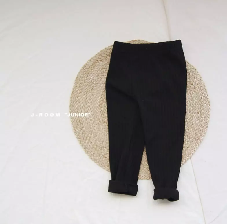 J-Room - Korean Children Fashion - #todddlerfashion - Cotton Rib Leggings - 9