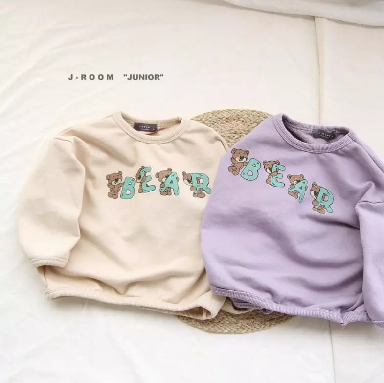J-Room - Korean Children Fashion - #todddlerfashion - Alphabet Bear Tee - 2