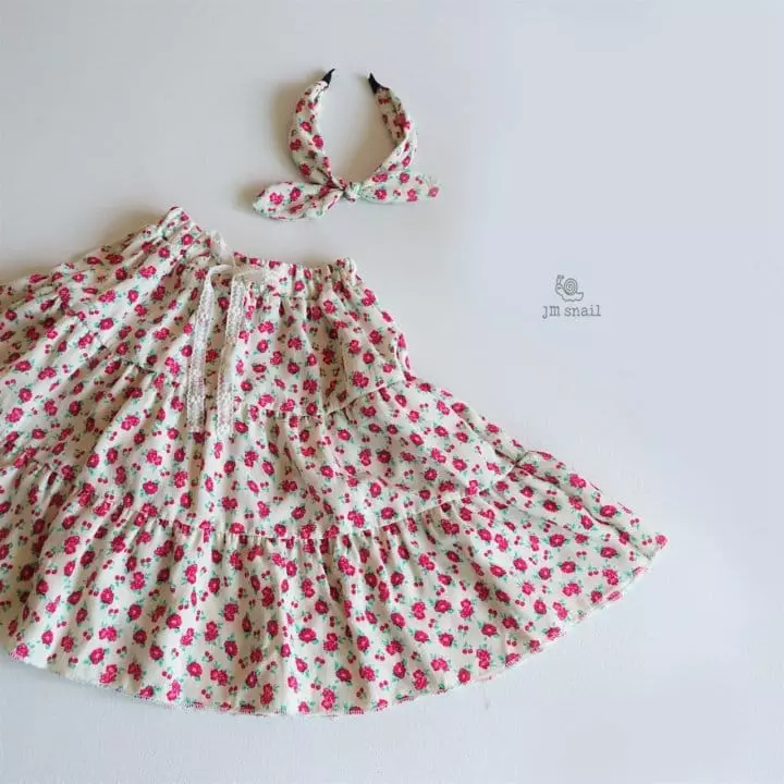 JM Snail - Korean Children Fashion - #Kfashion4kids - Daisy Skirt