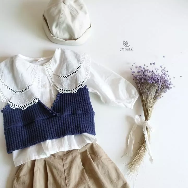 JM Snail - Korean Children Fashion - #childofig - Butter Waffle Vest - 4