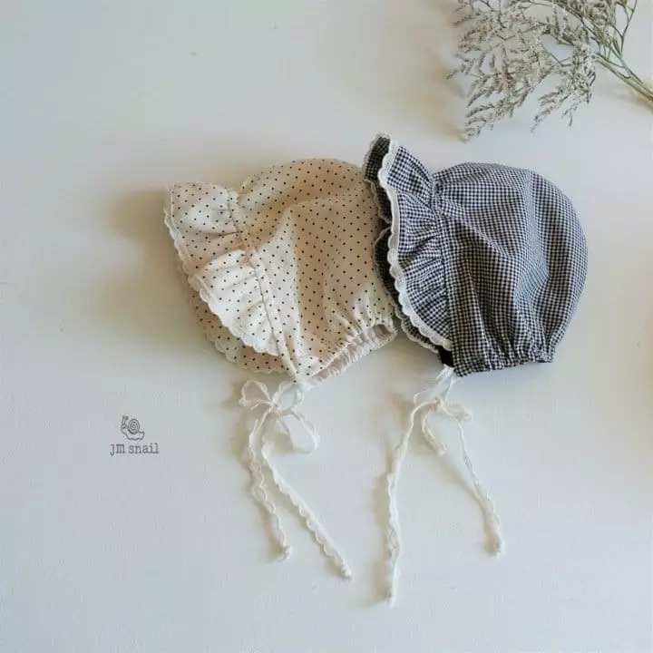 JM Snail - Korean Children Fashion - #childofig - Rori Frill Bonnet - 2