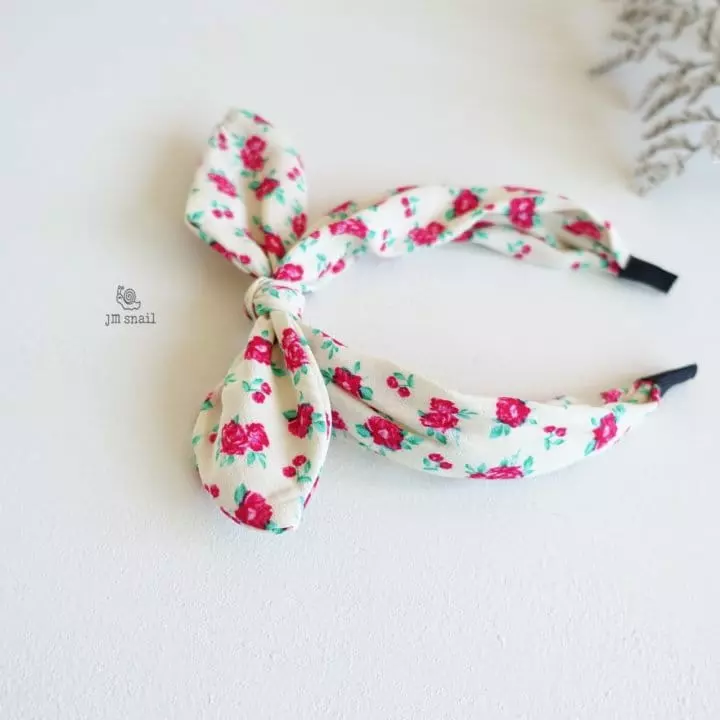 JM Snail - Korean Children Fashion - #childofig - Flower Ribbon Hairband