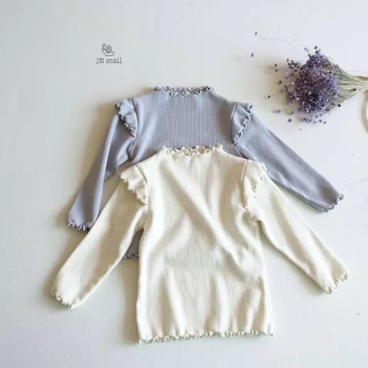 JM Snail - Korean Children Fashion - #childrensboutique - Honey Wring Rib Tee