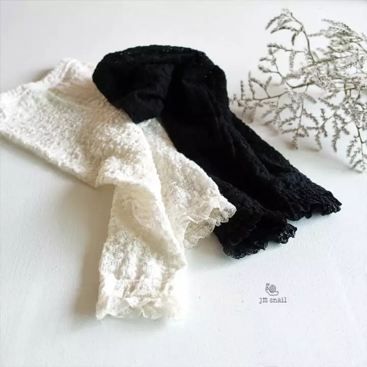 JM Snail - Korean Children Fashion - #designkidswear - Lace Leggings