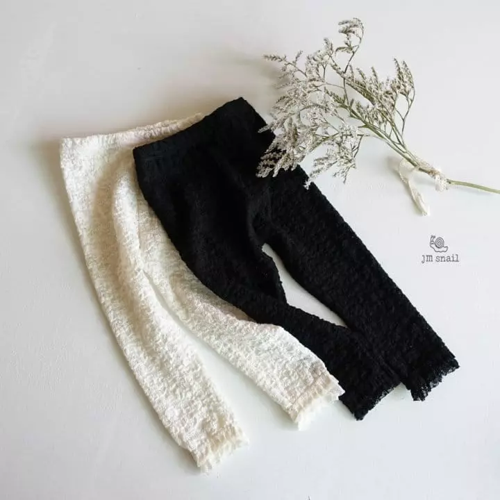 JM Snail - Korean Children Fashion - #discoveringself - Lace Leggings - 2