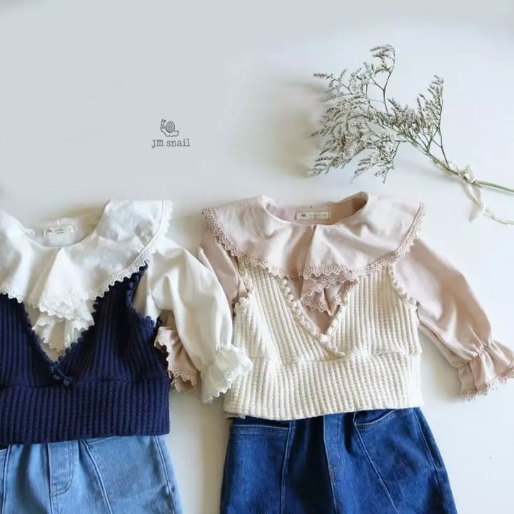 JM Snail - Korean Children Fashion - #fashionkids - Rachell Ruffle Tee - 5