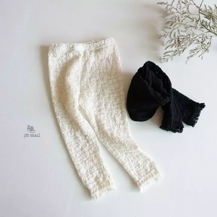 JM Snail - Korean Children Fashion - #fashionkids - Lace Leggings - 3