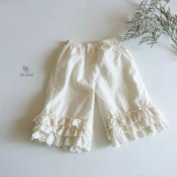 JM Snail - Korean Children Fashion - #kidsstore - Lace Inner Pants