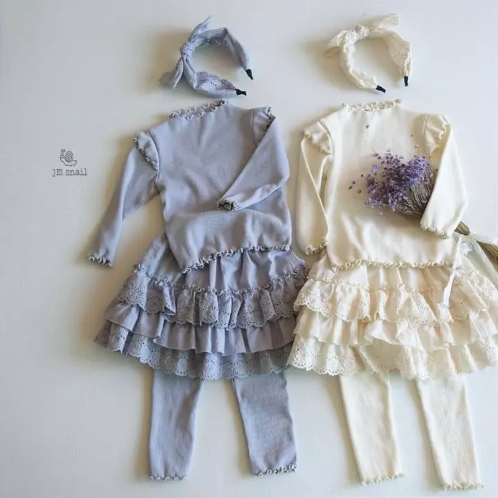 JM Snail - Korean Children Fashion - #kidzfashiontrend - Honey Wring Rib Tee - 7