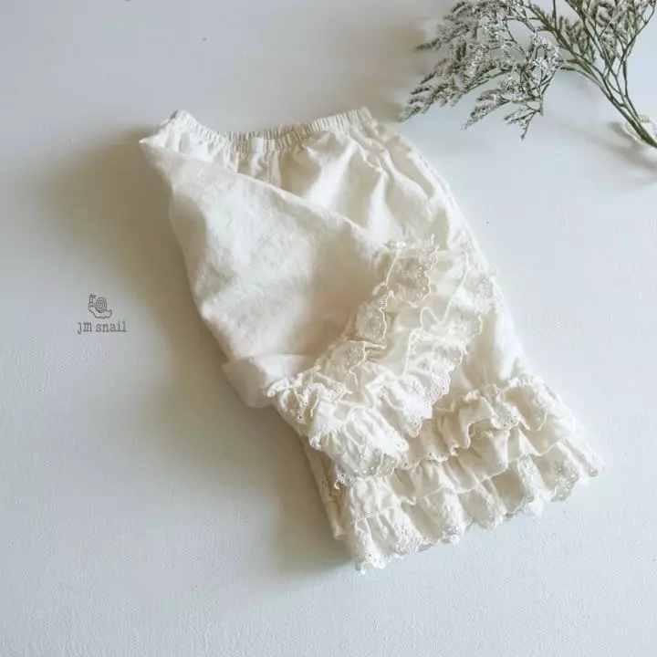 JM Snail - Korean Children Fashion - #kidzfashiontrend - Lace Inner Pants - 2