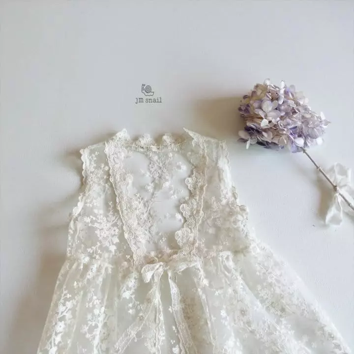 JM Snail - Korean Children Fashion - #littlefashionista - Lace Robe